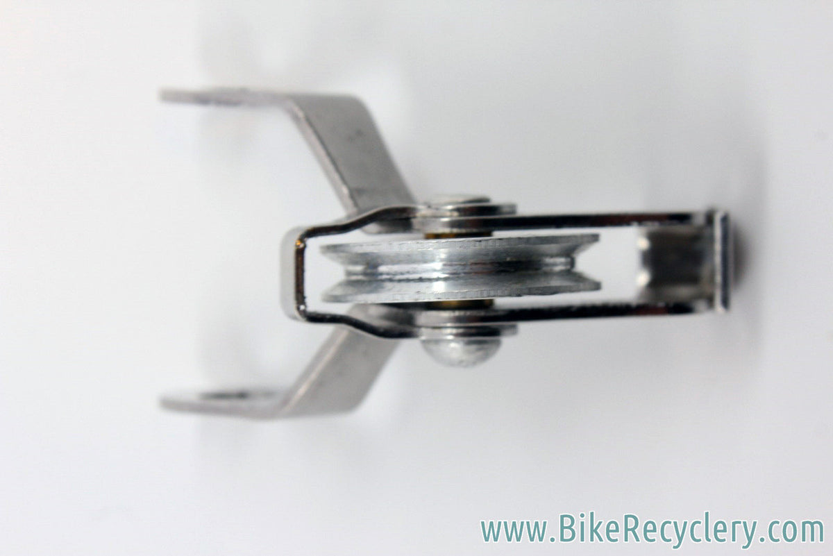 NOS DIA COMPE Rear Brake Cable Stop Roller Hanger for Seatpost Binder: Chrome