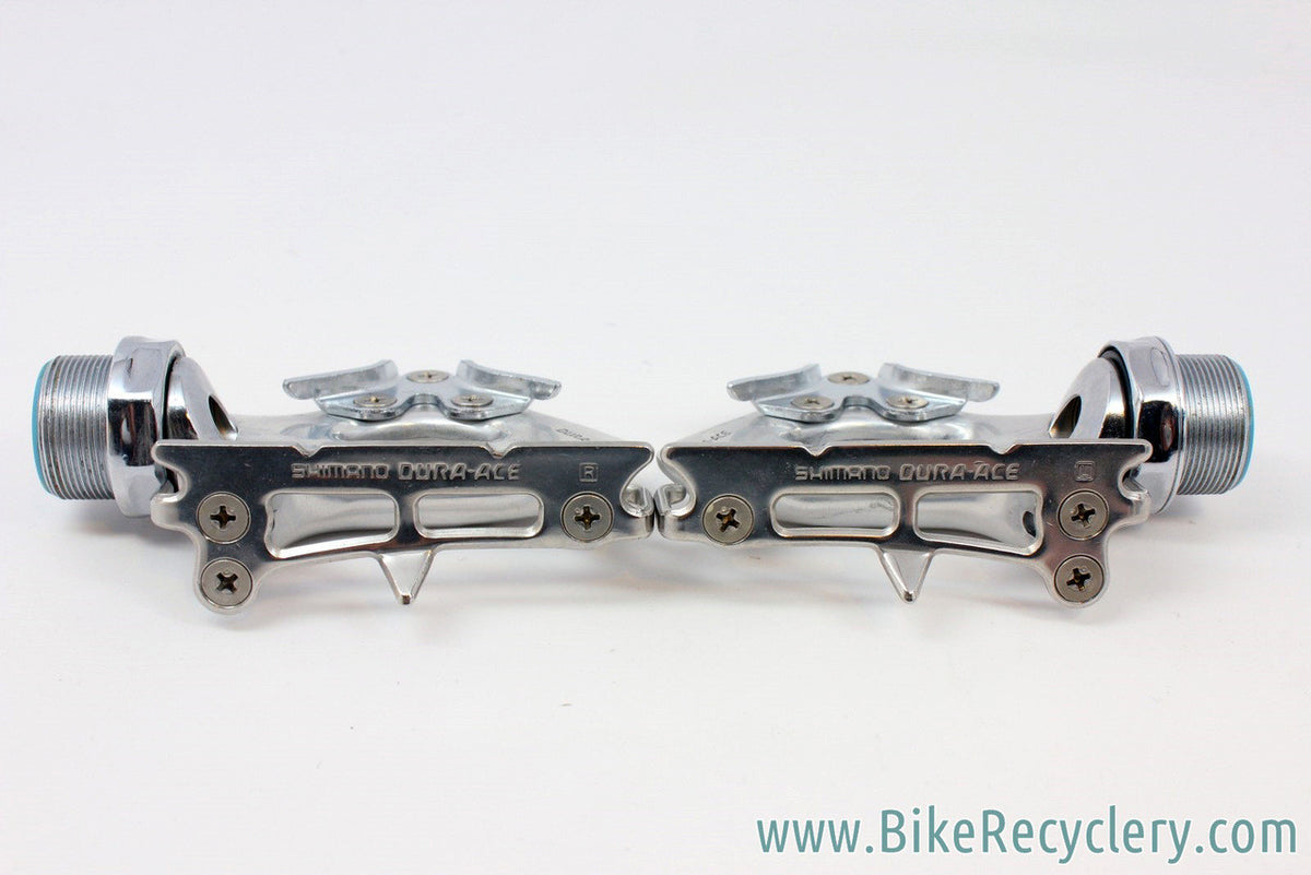 NIB/NOS Dura Ace AX PD-7200 Dyna Drive Pedals (DD): w/ Large Toe Clips & Cleats