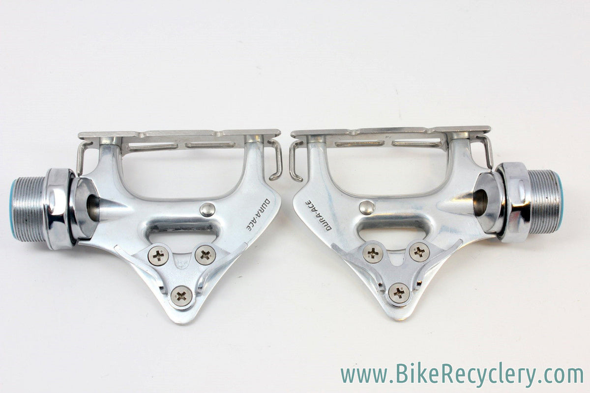 NIB/NOS Dura Ace AX PD-7200 Dyna Drive Pedals (DD): w/ Large Toe Clips & Cleats