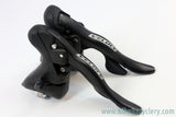 Campagnolo Veloce 10 Speed Ergo Shifters: Ultra Shift, Black, EXC+