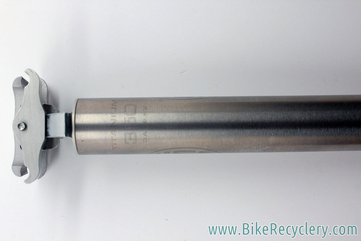 Vintage U.S.E. Alien Cyclops Titanium Seatpost: 27.2mm x 350mm, Near Mint