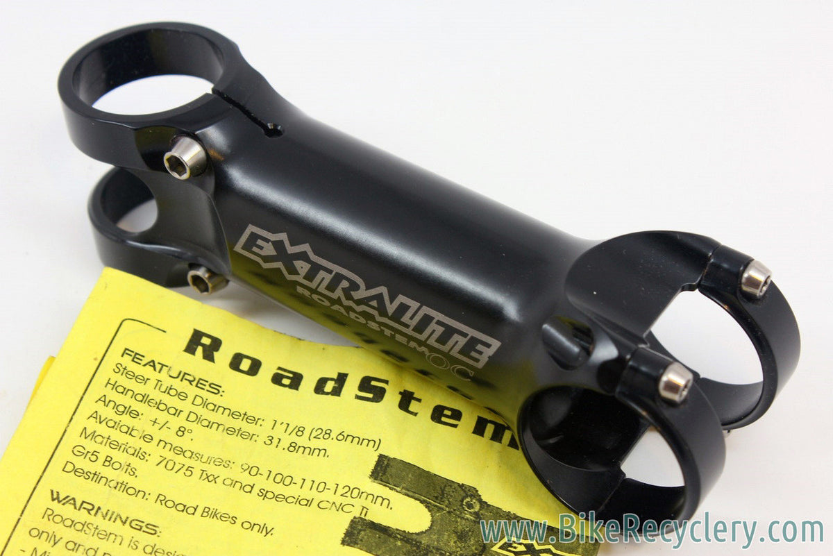 Ultralight Roadstem OC Threadless Stem: 89g! 110mm x 31.8mm, Black, 8 Degree NEW
