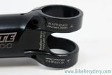 Ultralight Roadstem OC Threadless Stem: 89g! 110mm x 31.8mm, Black, 8 Degree NEW