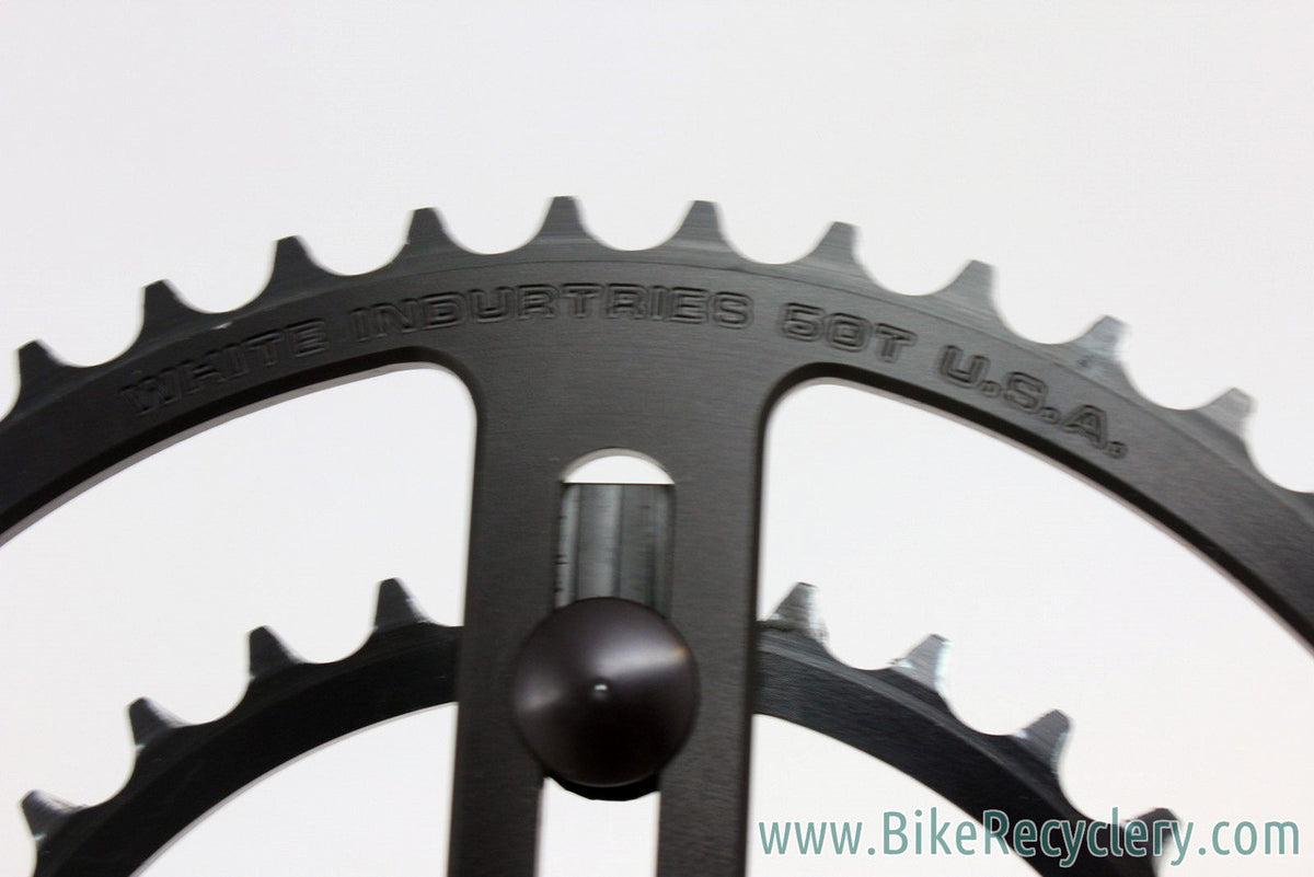 White Industries VBC Road Compact Crankset: 170mm, 50/34t, Polished