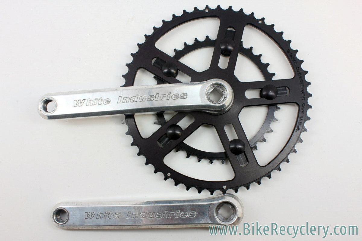 White Industries VBC Road Compact Crankset: 170mm, 50/34t, Polished