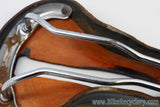Vintage Brooks Professional Leather Saddle: Selle Anatomica Cutout, Brown, Large Brass Rivets 1970's, Near Mint