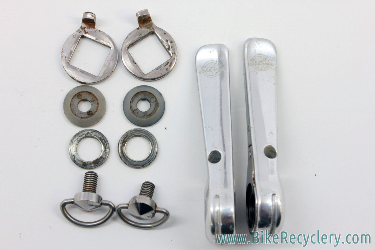 Rivendell Silver Downtube Shifters: Power Ratchet Retro Friction