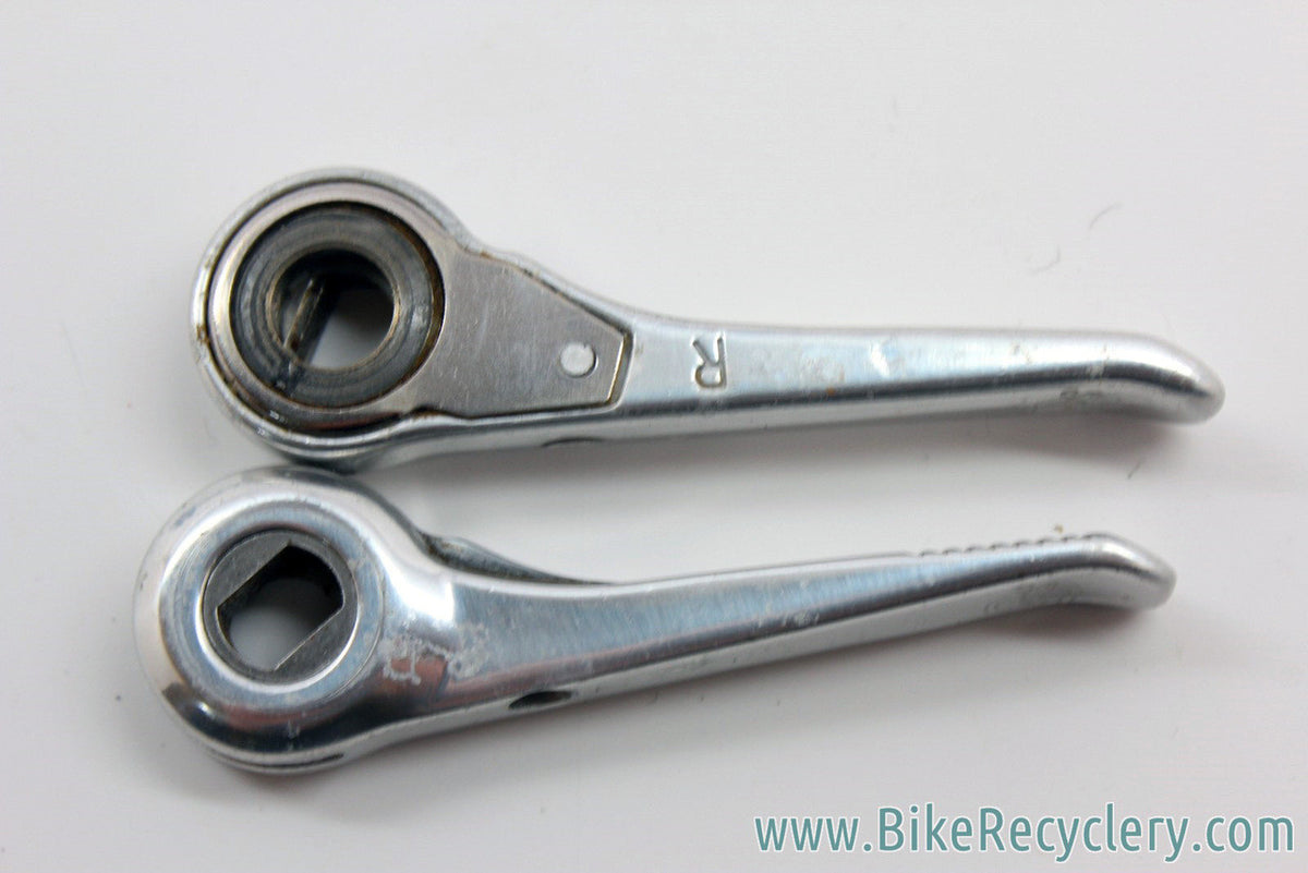 Rivendell Silver Downtube Shifters: Power Ratchet Retro Friction