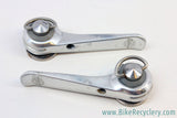 Rivendell Silver Downtube Shifters: Power Ratchet Retro Friction