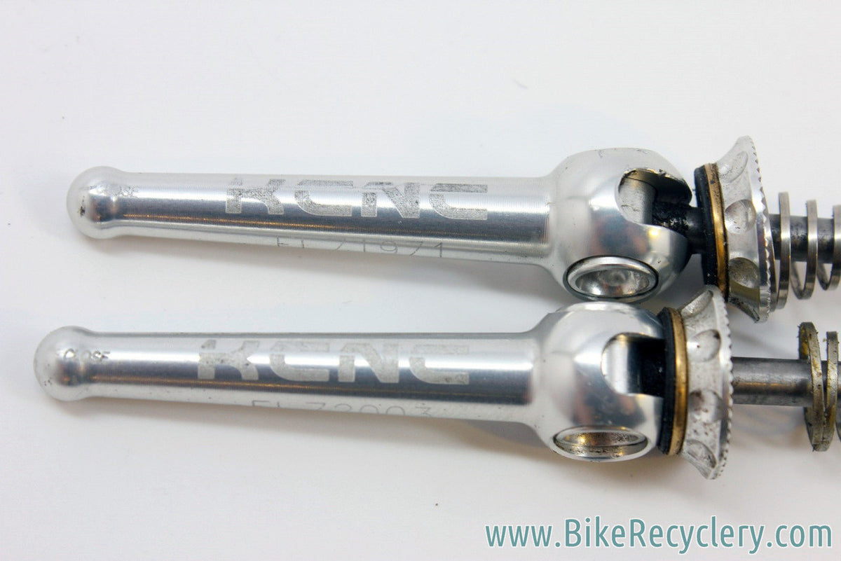 KCNC Z6 Titanium QR Skewers: Silver, EXC+