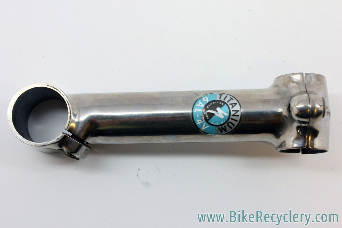 Vintage Specialized Titanium Threadless Stem: 1 1/8", 135mm x 25.4, 6/4 Ti