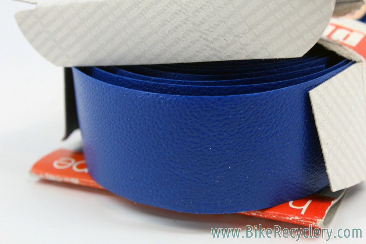 NOS/NIB Ambrosio Bike Ribbon Professional Bar Tape: Faux Leather - Blue