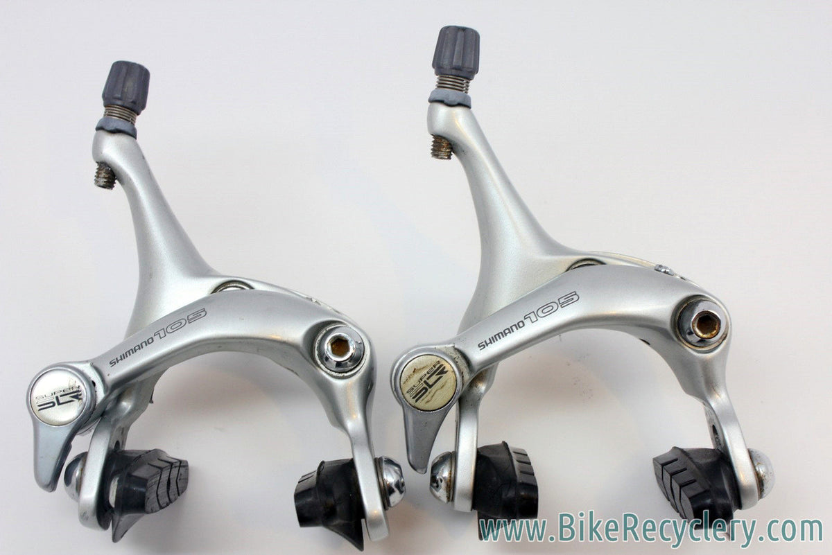Vintage Shimano 105 Brakeset: Grey, from 7/8 Speed Group EXC