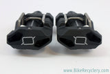NEW Look Quartz Carbon Clipless Mountain Bike Pedals w/ Cleats: Black
