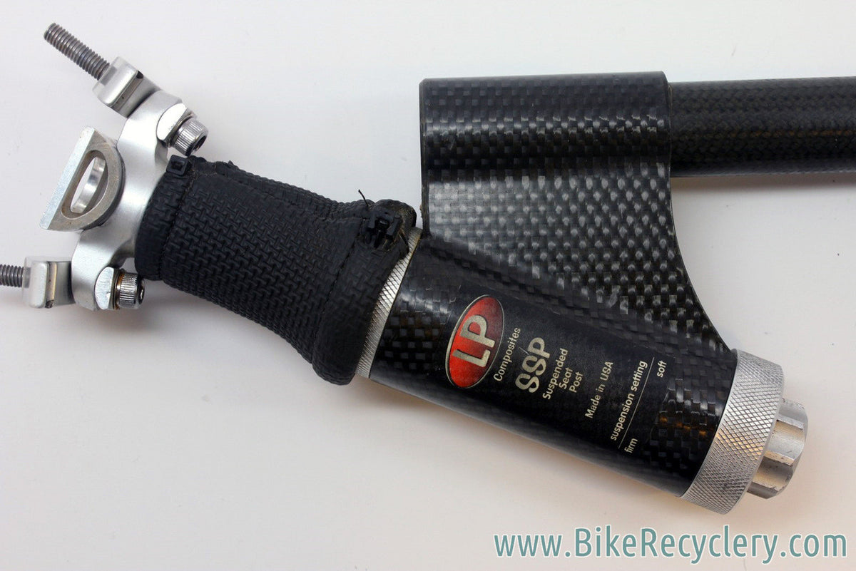 LP Composites SSP Suspension Seatpost: 1990's, Carbon, 25.8mm, Bizarre & RARE!