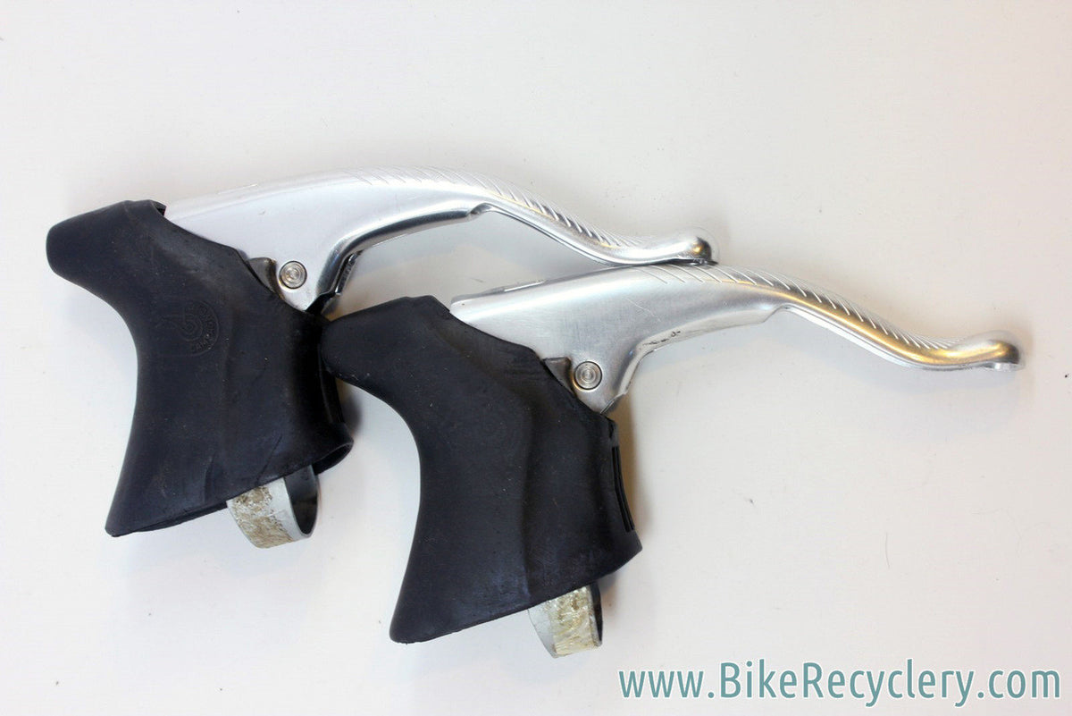 Campagnolo Chorus / Athena Brake Levers: Black Hoods, Lever Holes, Mid 1990's