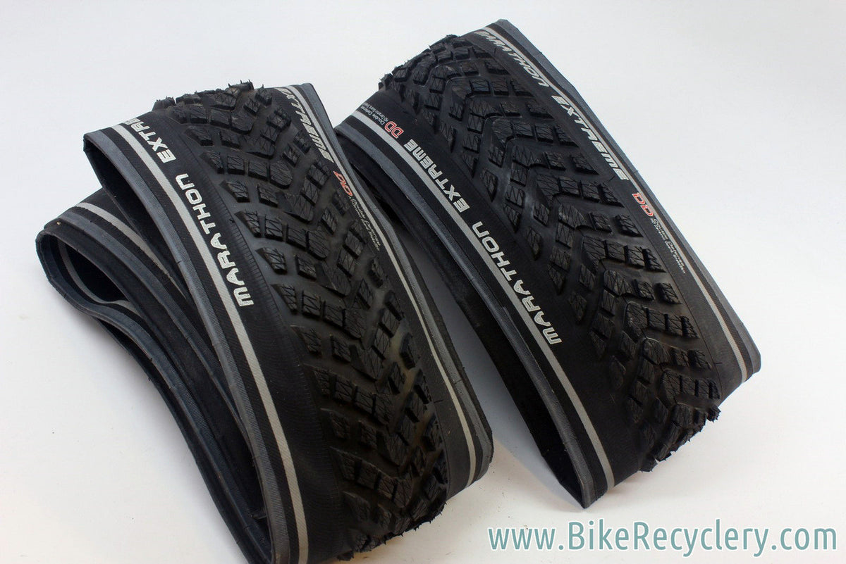 NEW Schwalbe Marathon Extreme DD 26" x 2.25" Tires: Folding, SnakeSkin, Adventure Touring (Pair)