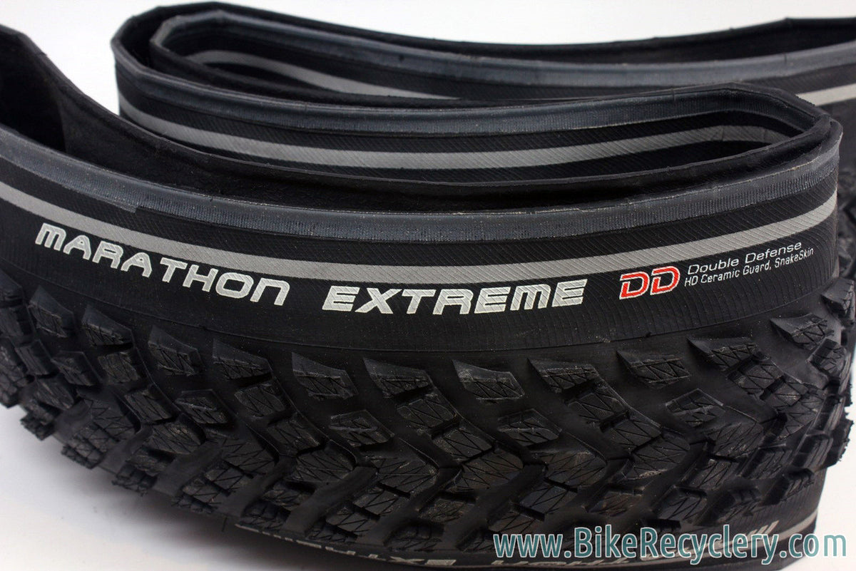NEW Schwalbe Marathon Extreme DD 26" x 2.25" Tires: Folding, SnakeSkin, Adventure Touring (Pair)