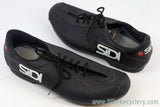 Sidi Touring / Track Platform Shoes: Leather, Lace Up, For Toe Clips, Size 40 EU / 9 US Womens