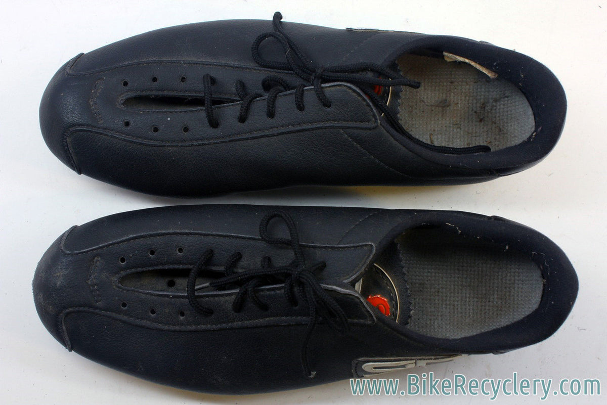 Sidi Touring / Track Platform Shoes: Leather, Lace Up, For Toe Clips, Size 40 EU / 9 US Womens