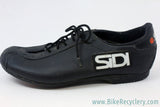 Sidi Touring / Track Platform Shoes: Leather, Lace Up, For Toe Clips, Size 40 EU / 9 US Womens