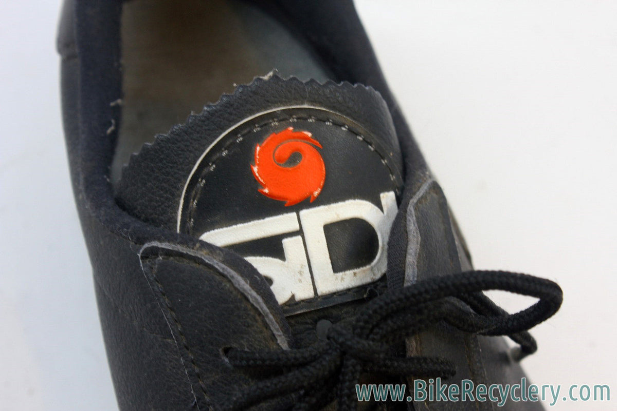 Sidi Touring / Track Platform Shoes: Leather, Lace Up, For Toe Clips, Size 40 EU / 9 US Womens