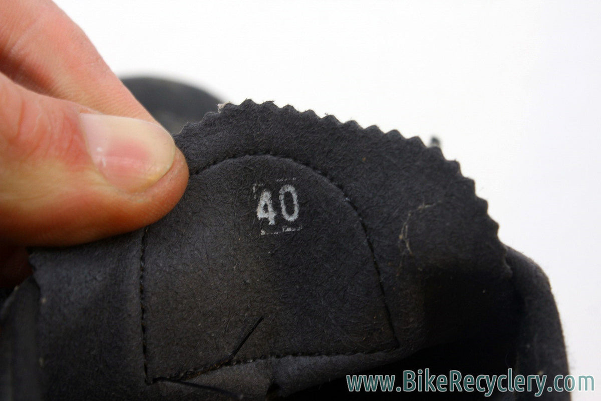 Sidi Touring / Track Platform Shoes: Leather, Lace Up, For Toe Clips, Size 40 EU / 9 US Womens