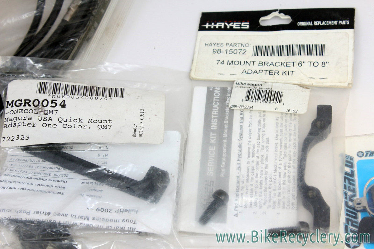HUGE DH Hardware Lot: Disc Brake, Hub, Chain Guide, Springs, etc