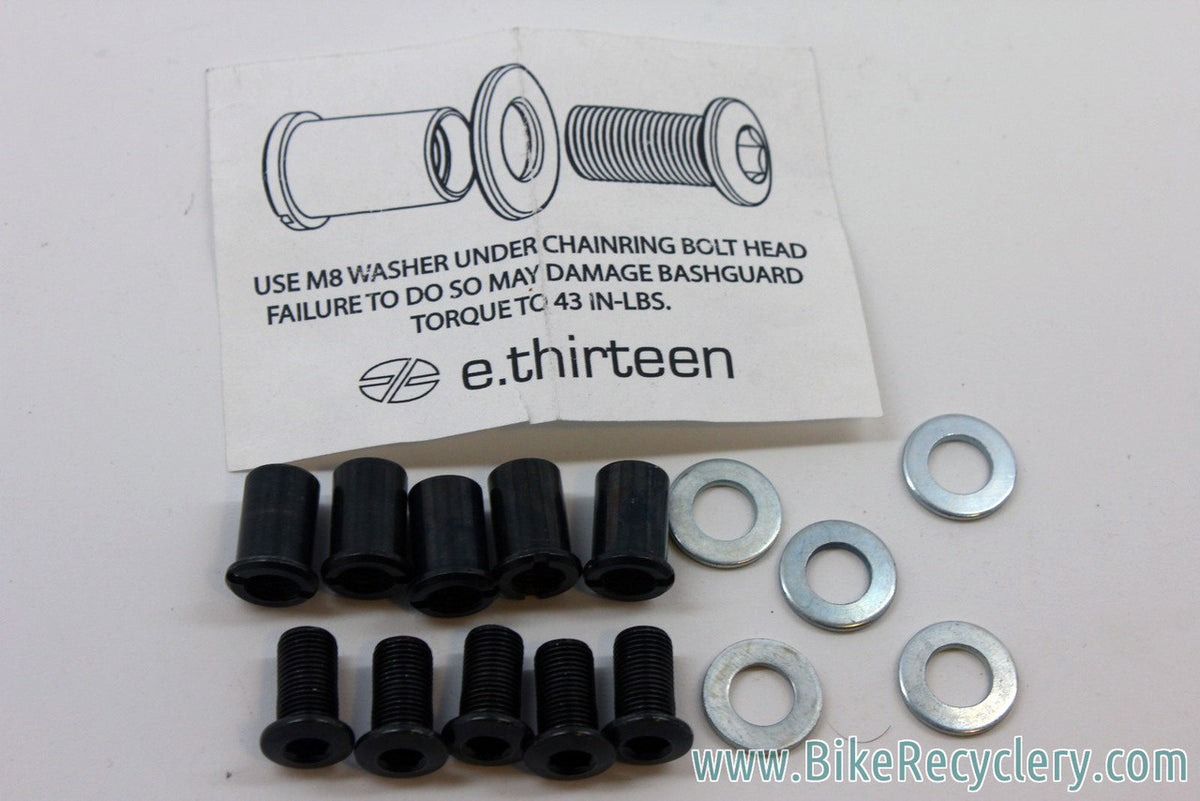 E*Thirteen (E13) Bash Guard Chainring Bolts / Washers NEW