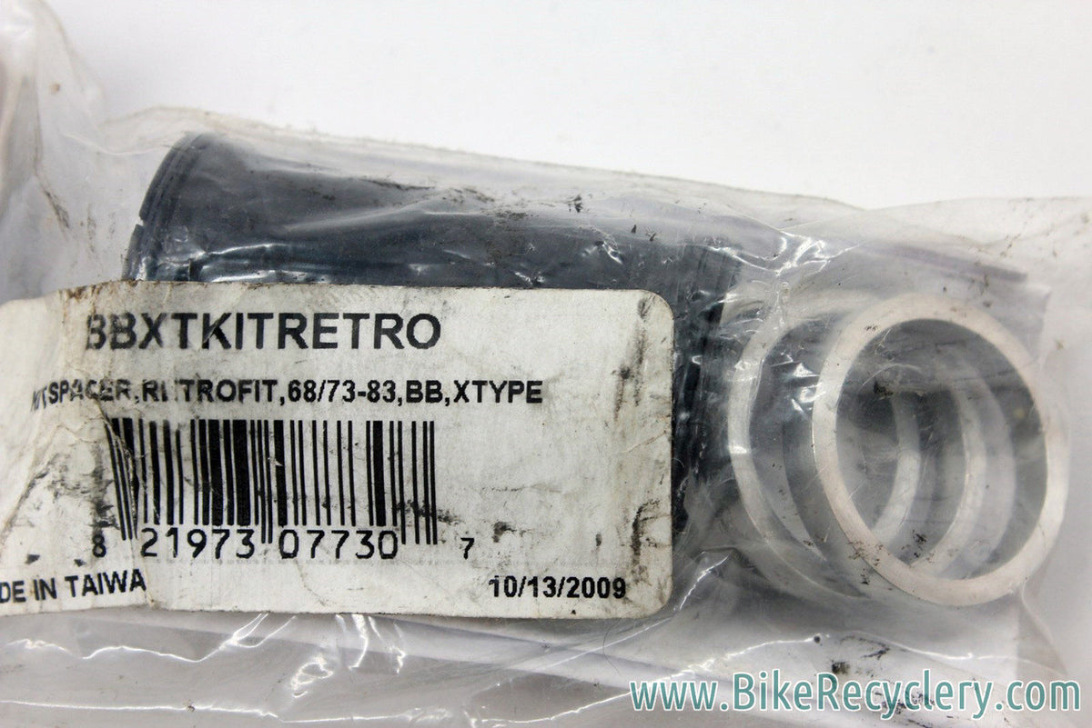 Race Face X-Type Bottom Bracket Adapter: Fit 83mm Diabolus / Evolve DH Crank in 68/73mm Frame