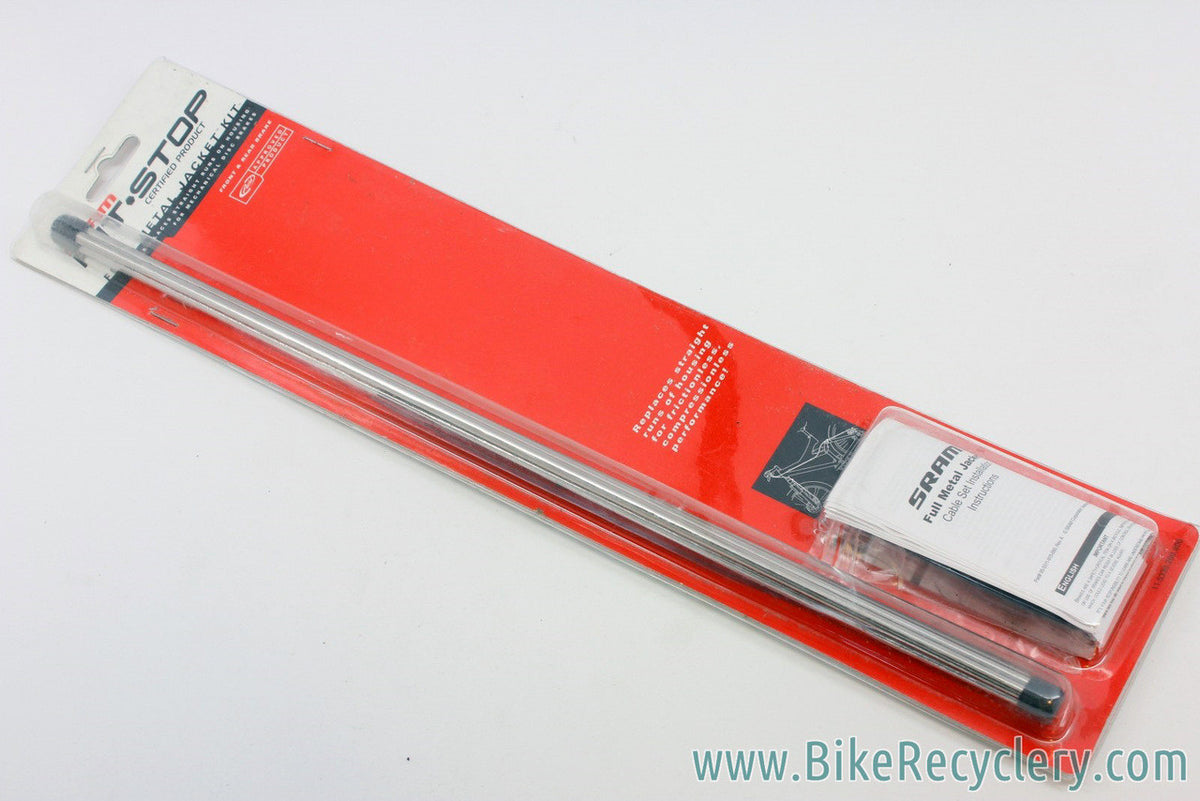 Sram Pit Stop Full Metal Jacket Housing Kit: Replaces Straight Runs on Mechanical Disc Brakes
