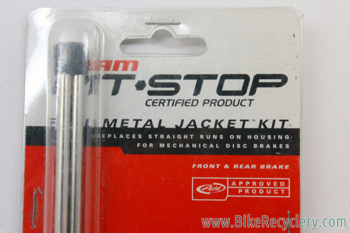 Sram Pit Stop Full Metal Jacket Housing Kit: Replaces Straight Runs on Mechanical Disc Brakes