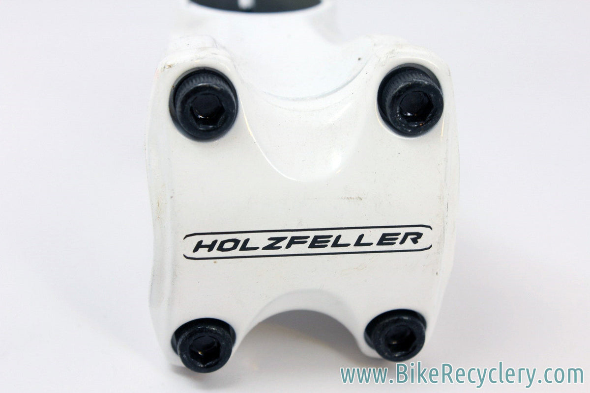 Truvativ Holzfeller Stem: 60mm x 31.8mm, Zero Rise, White