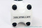 Truvativ Holzfeller Stem: 60mm x 31.8mm, Zero Rise, White