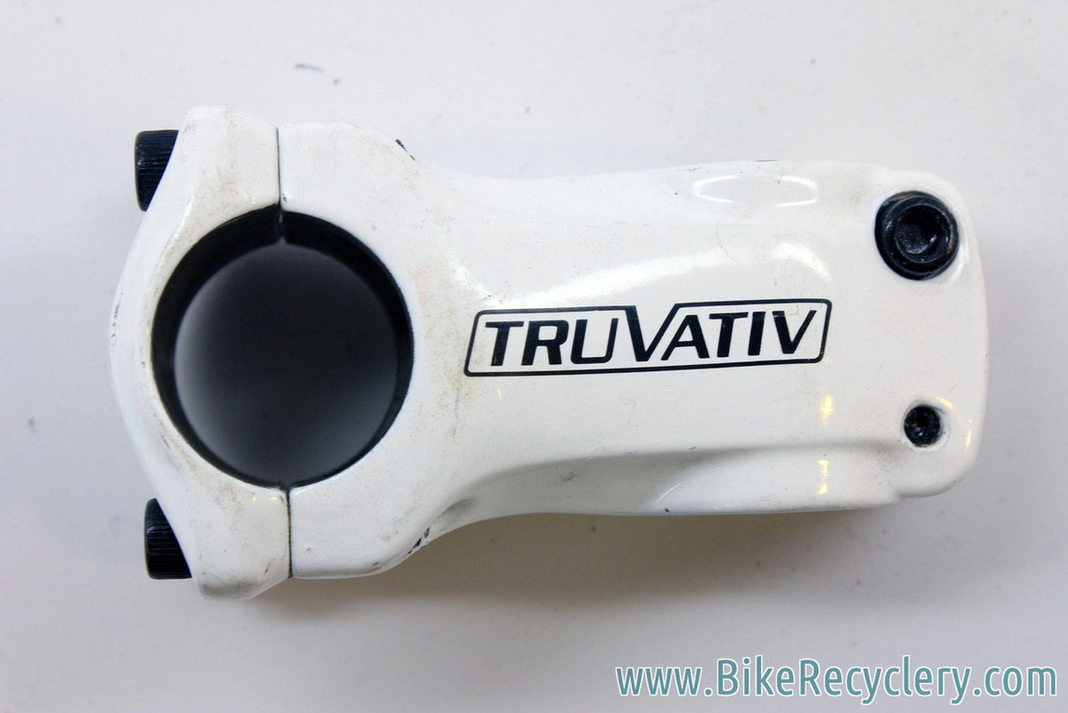 Truvativ Holzfeller Stem: 60mm x 31.8mm, Zero Rise, White