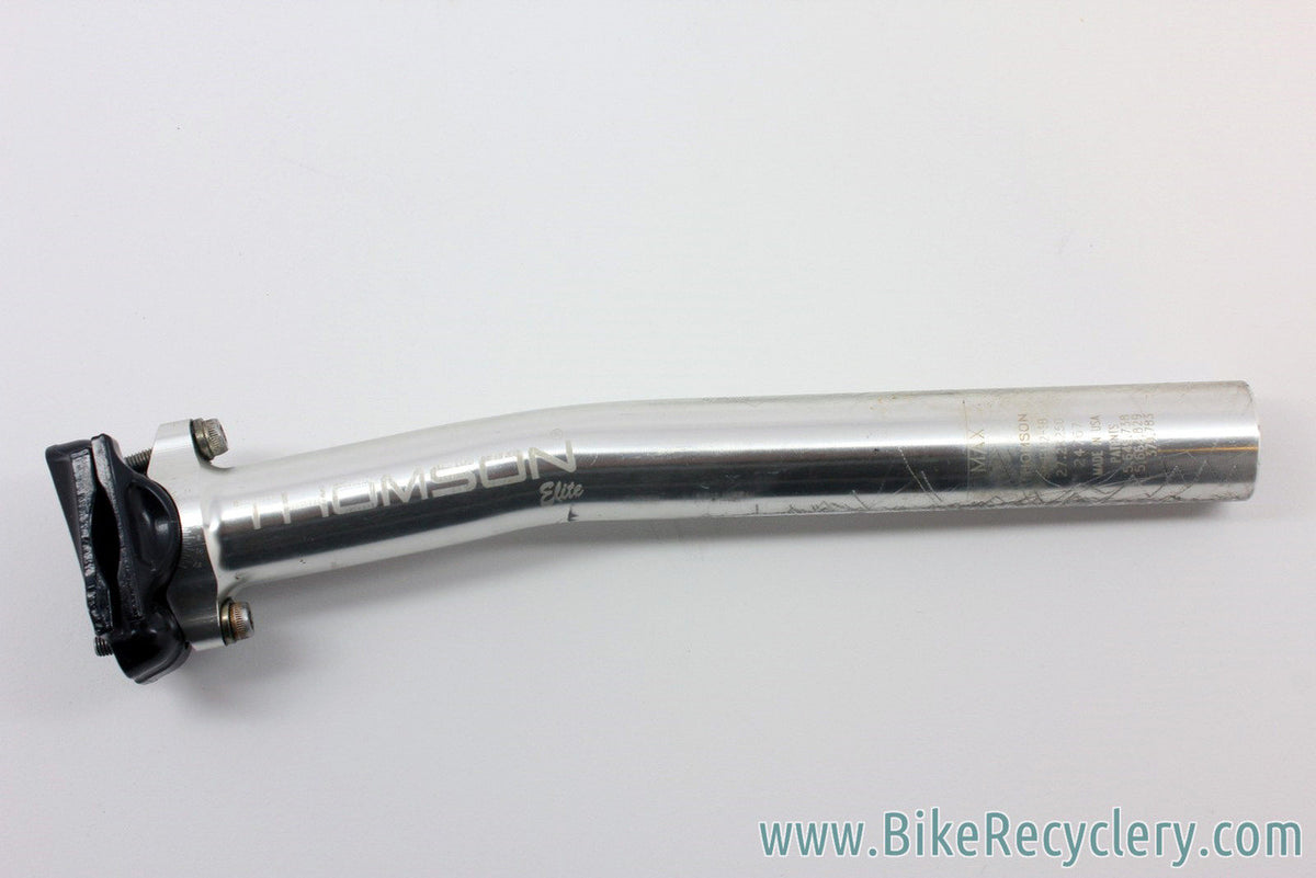 Thomson Elite Seatback Seatpost: 27.2mm Silver & Black