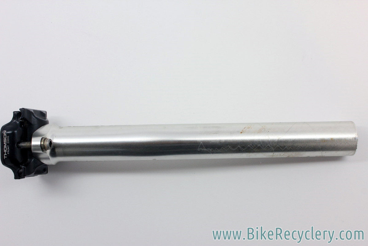 Thomson Elite Seatback Seatpost: 27.2mm Silver & Black