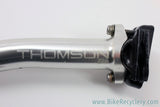 Thomson Elite Seatback Seatpost: 27.2mm Silver & Black