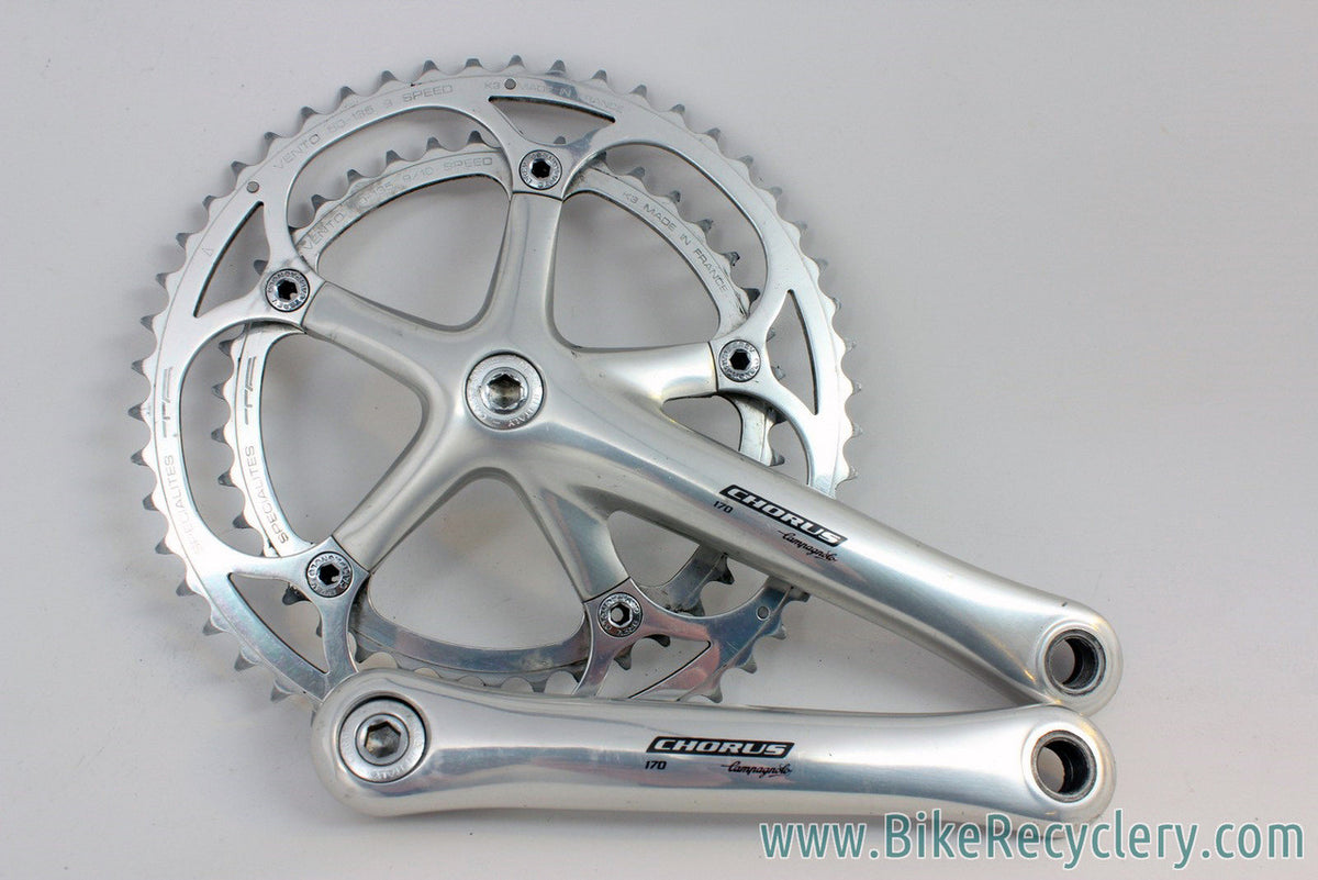Campagnolo Chorus 10 Speed Crankset: 170mm, 50/40t TA Vento Chainrings EXC+