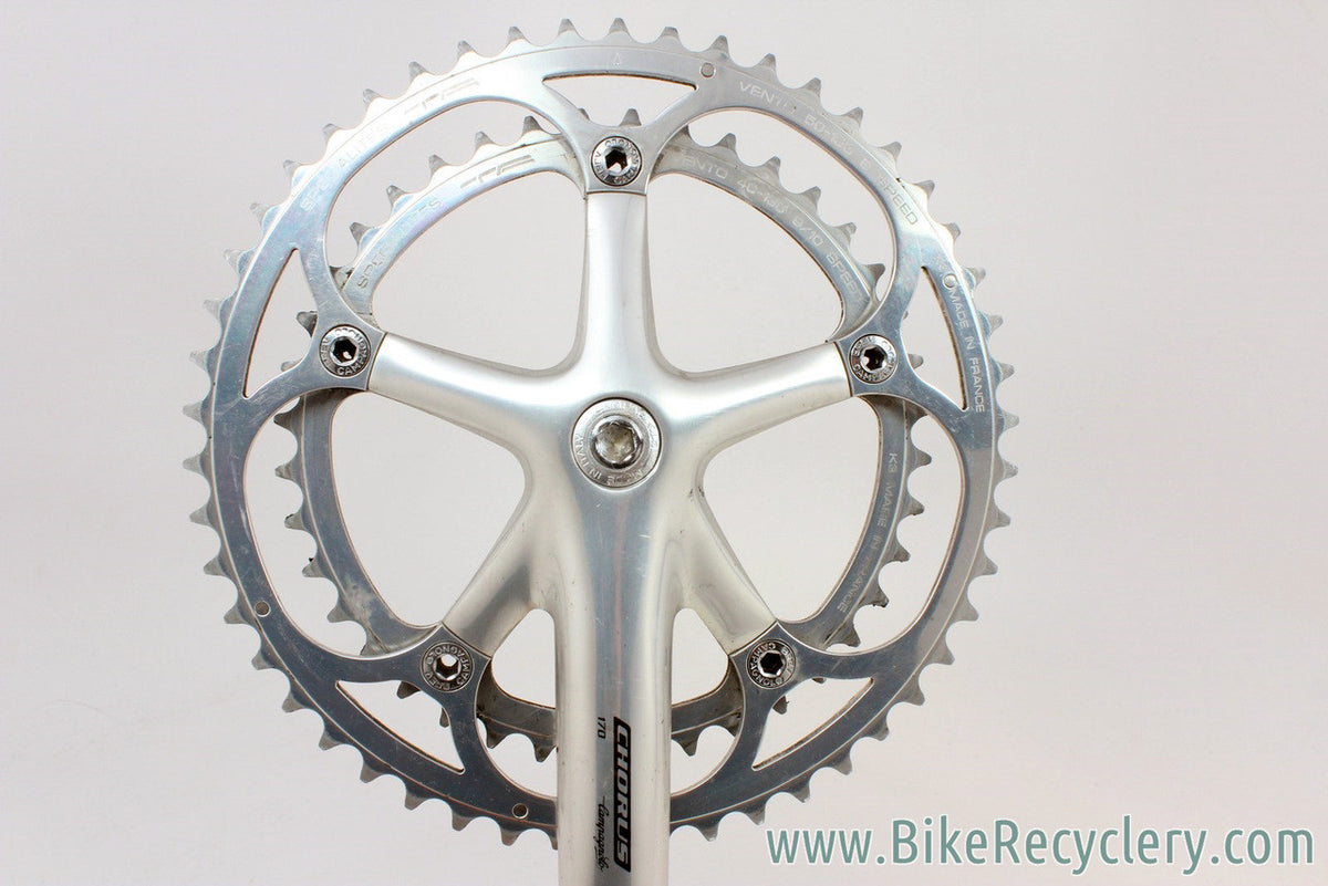 Campagnolo Chorus 10 Speed Crankset: 170mm, 50/40t TA Vento Chainrings EXC+