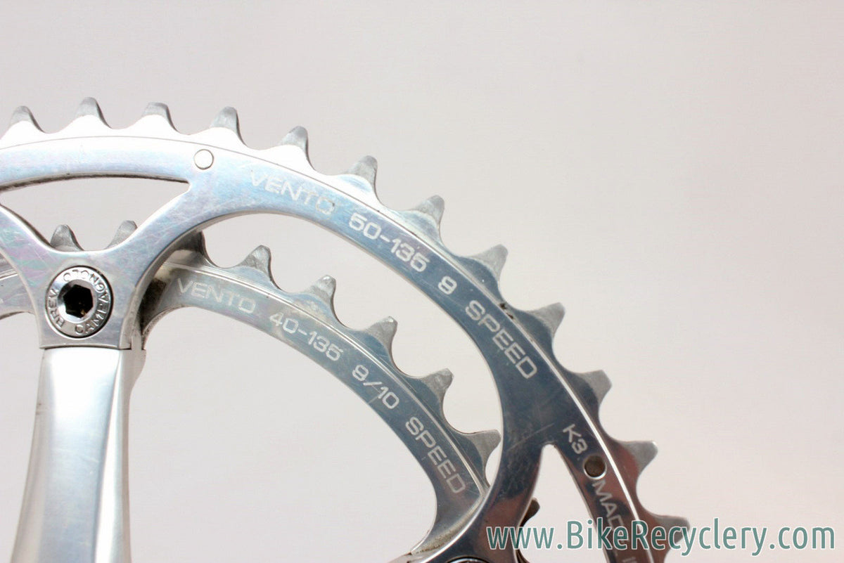 Campagnolo Chorus 10 Speed Crankset: 170mm, 50/40t TA Vento Chainrings EXC+