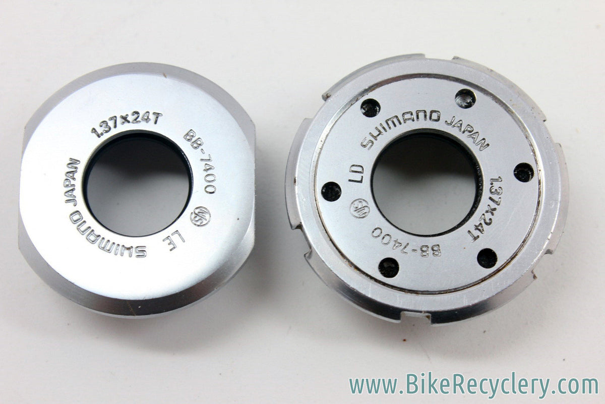 Vintage Shimano Dura Ace NJS Stamped Bottom Bracket: BB-7400, 112mm x 68mm (no bearings)