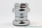 Vintage Hatta Vesta Sealed Bearing Headset: Silver, 1" Threaded