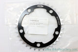 Thorn Chainring: 34T x 110mm: Single Speed, Black, Made in England