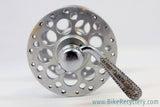 1950's Campagnolo Gran Sport High Flange Front Hub: 3-Piece, Open-C QR Skewer, 36H