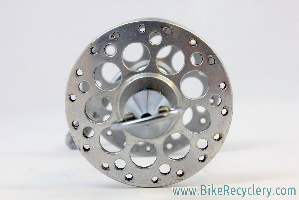 1950's Campagnolo Gran Sport High Flange Front Hub: 3-Piece, Open-C QR Skewer, 36H