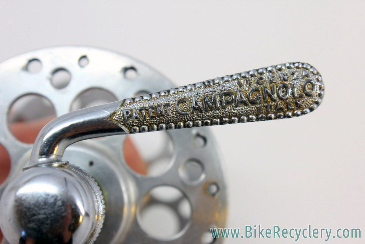 1950's Campagnolo Gran Sport High Flange Front Hub: 3-Piece, Open-C QR Skewer, 36H