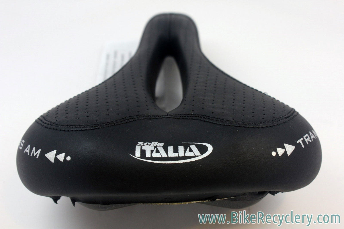 Selle Italia Trans Am Lady Genuine Gel Women's Specific Saddle: Cutout, Black NEW