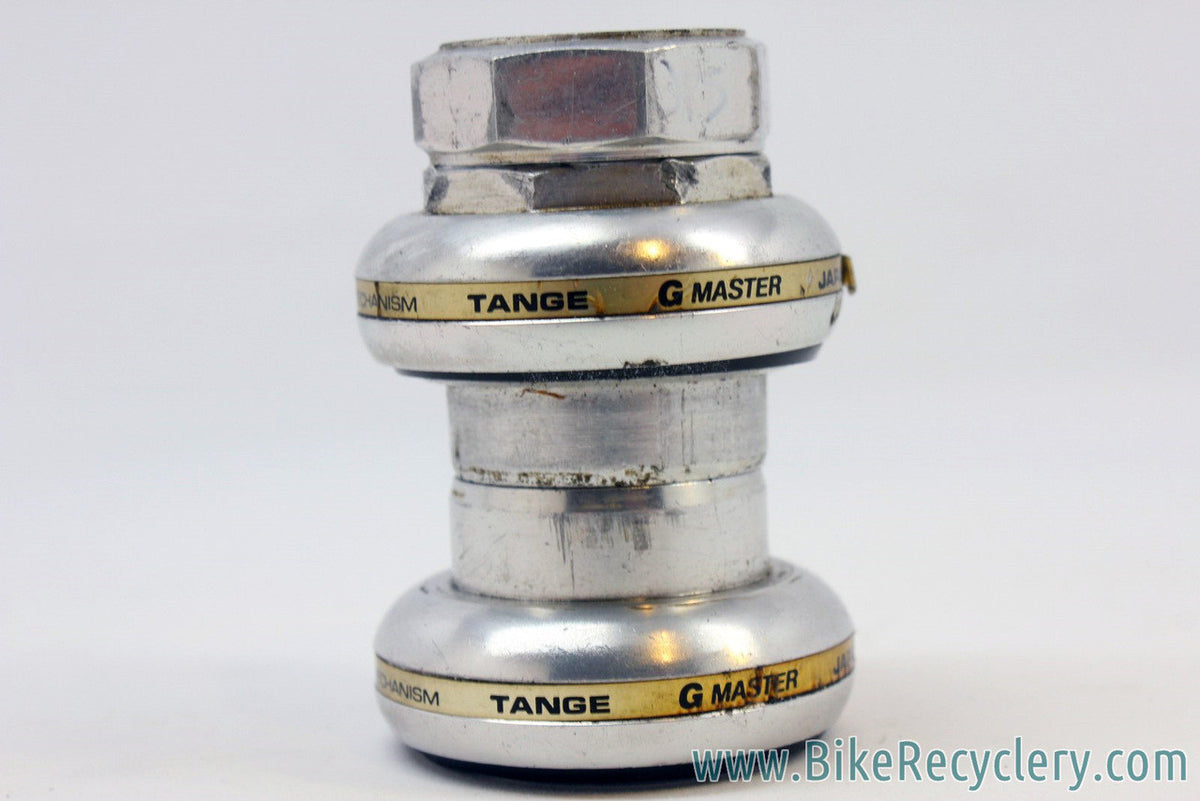 Tange Master G Headset: 1" Threaded, Roller Bearing, Silver