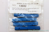 Swiss-Stop Shimano Road Brake Pad Inserts: Ceramic or Rigida CCS - Blue (two pairs)